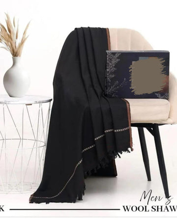 BIN HALAL'S WOOL PLAIN SHAWL
